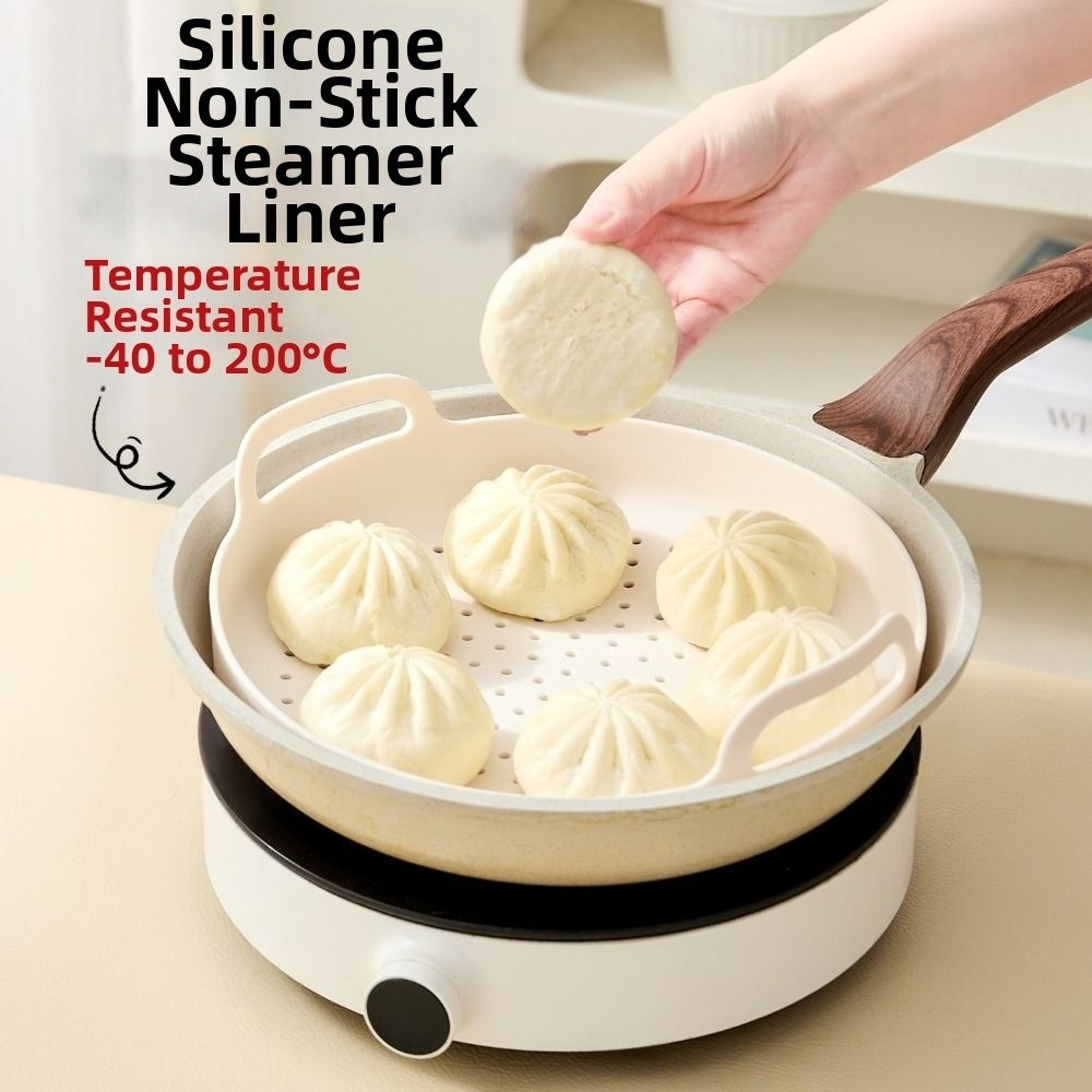 Silicone Steamer Basket - Non-Stick Silicone Steamer Basket Heat Resistant