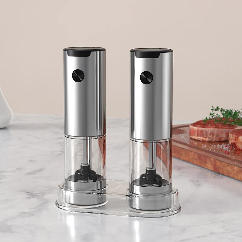 Kitchen Gadgets Small - Electric Automatic Mill Pepper And Salt