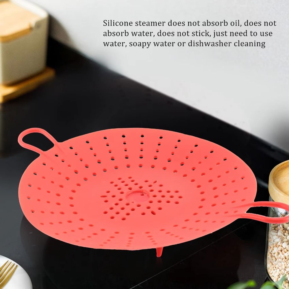 Reusable Silicone Steamer Bask - Silicone Steamer Basket ulasan dan harga