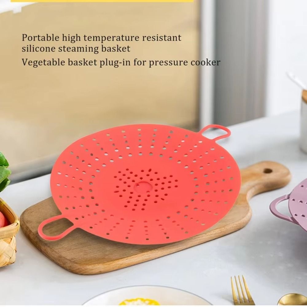 Reusable Silicone Steamer Bask - Silicone Steamer Basket ulasan dan harga