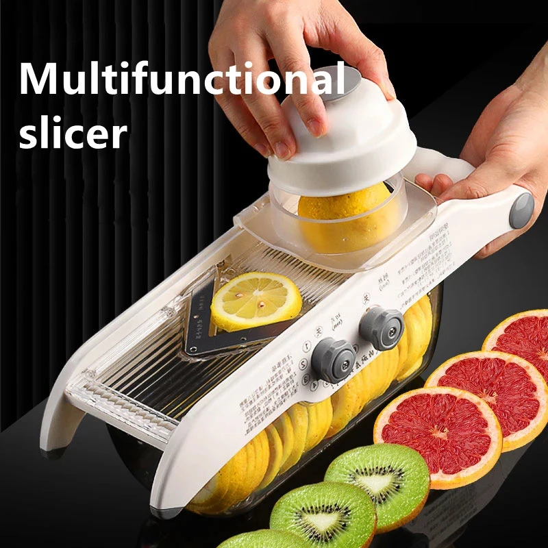Multifunctional Lemon Slicer V - Mandoline Slicer ulasan dan harga