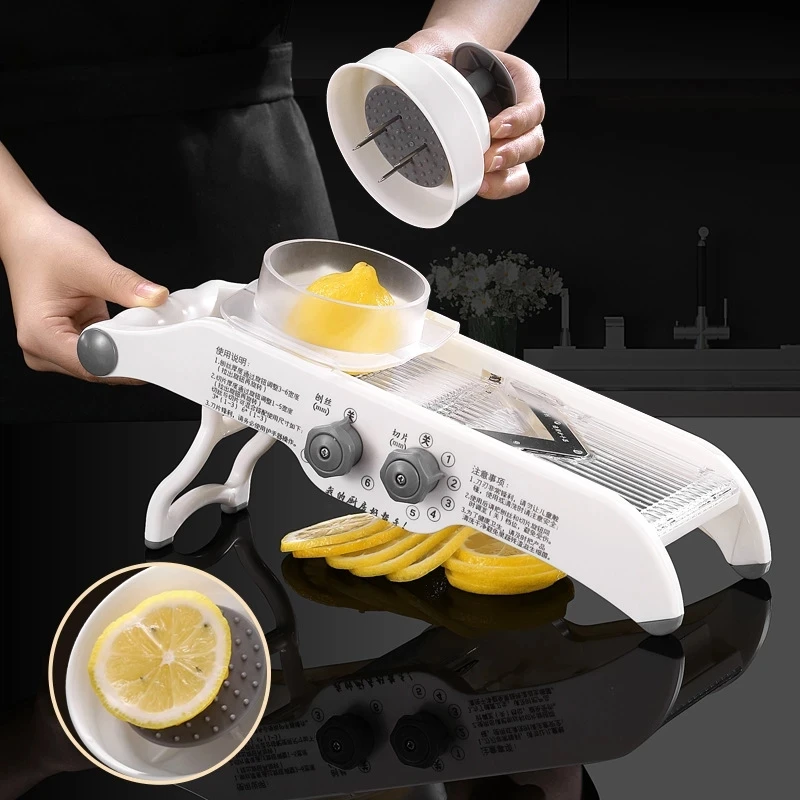 Multifunctional Lemon Slicer V - Mandoline Slicer ulasan dan harga