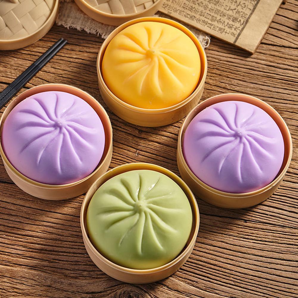 Dumpling Fidget Sensory Toy Wi - Silicone Steamer Basket ulasan dan harga