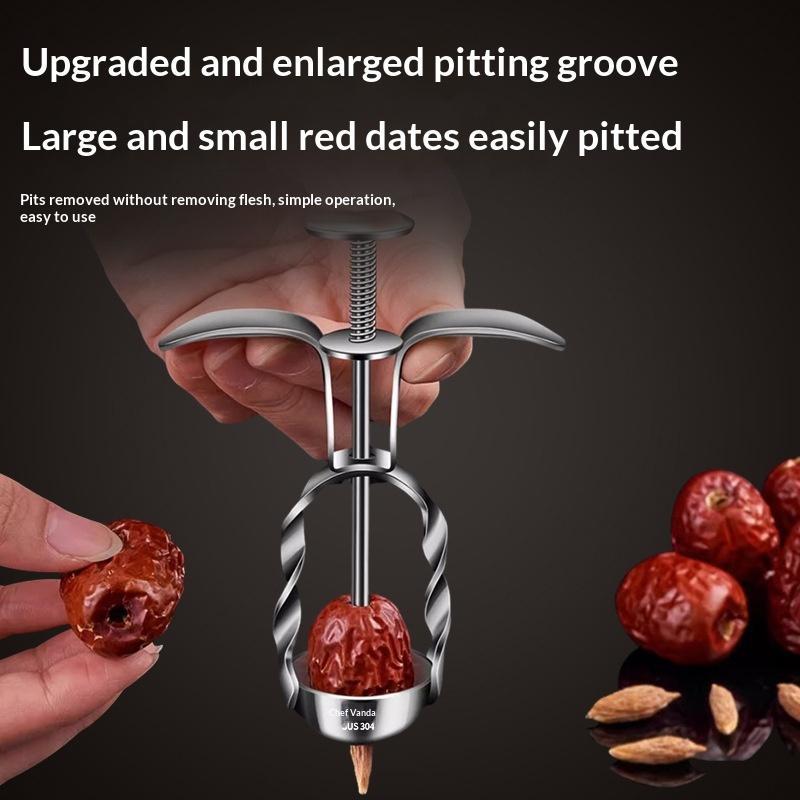 Stainless Steel Red Date Pitte - Kitchen Gadgets Tools ulasan dan harga
