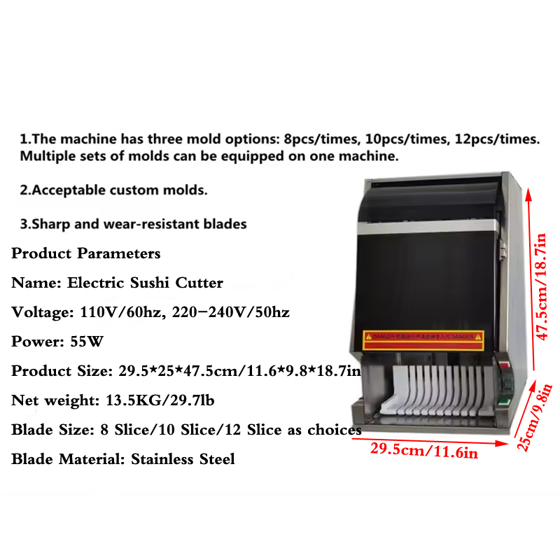 China-Made Automatic Sushi Cut - Kitchen Gadgets Made In Usa ulasan dan harga