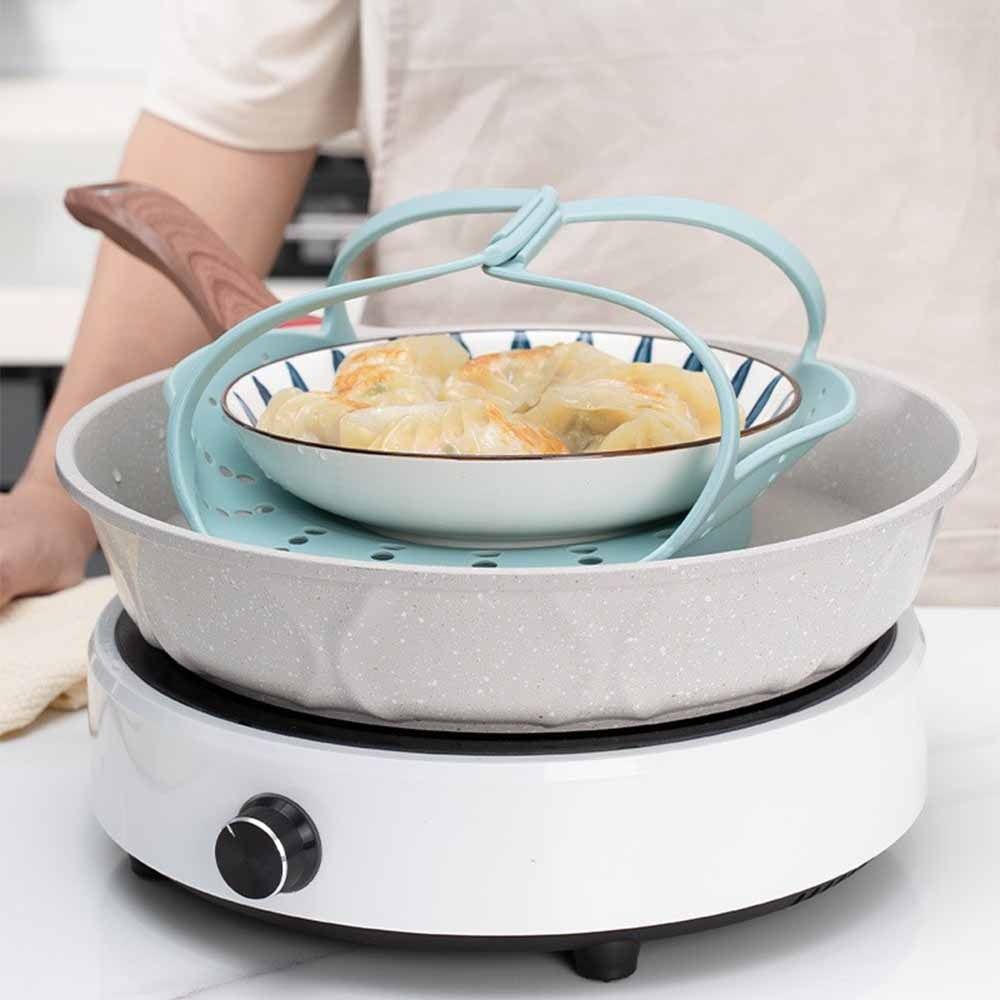 Long Handle Silicone Steamer B - Silicone Steamer Basket ulasan dan harga