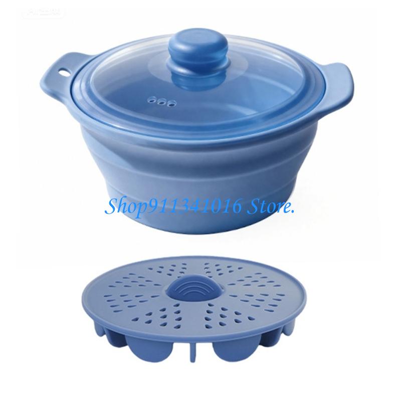 Silicone Steamer with Steam Ba - Silicone Steamer Basket ulasan dan harga