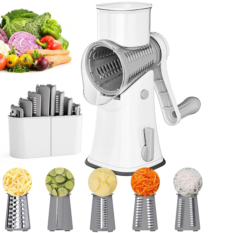 LMETJMA 5 in 1 Rotary Cheese G - Mandoline Slicer ulasan dan harga