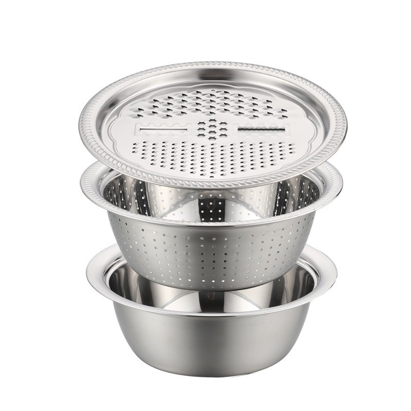New 3pcs Stainless Steel Multi - Mandoline Slicer ulasan dan harga