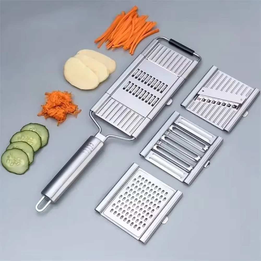 4 in1 Vegetable Slicer Stainle - Mandoline Slicer ulasan dan harga