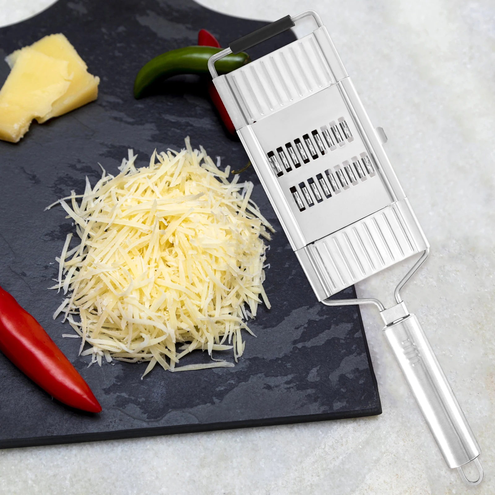 4 in1 Vegetable Slicer Stainle - Mandoline Slicer ulasan dan harga