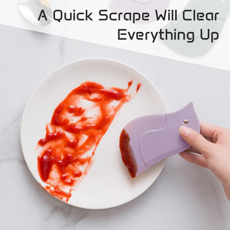 Penguin Kitchen Scraper - Non  - Kitchen Gadgets Built In ulasan dan harga