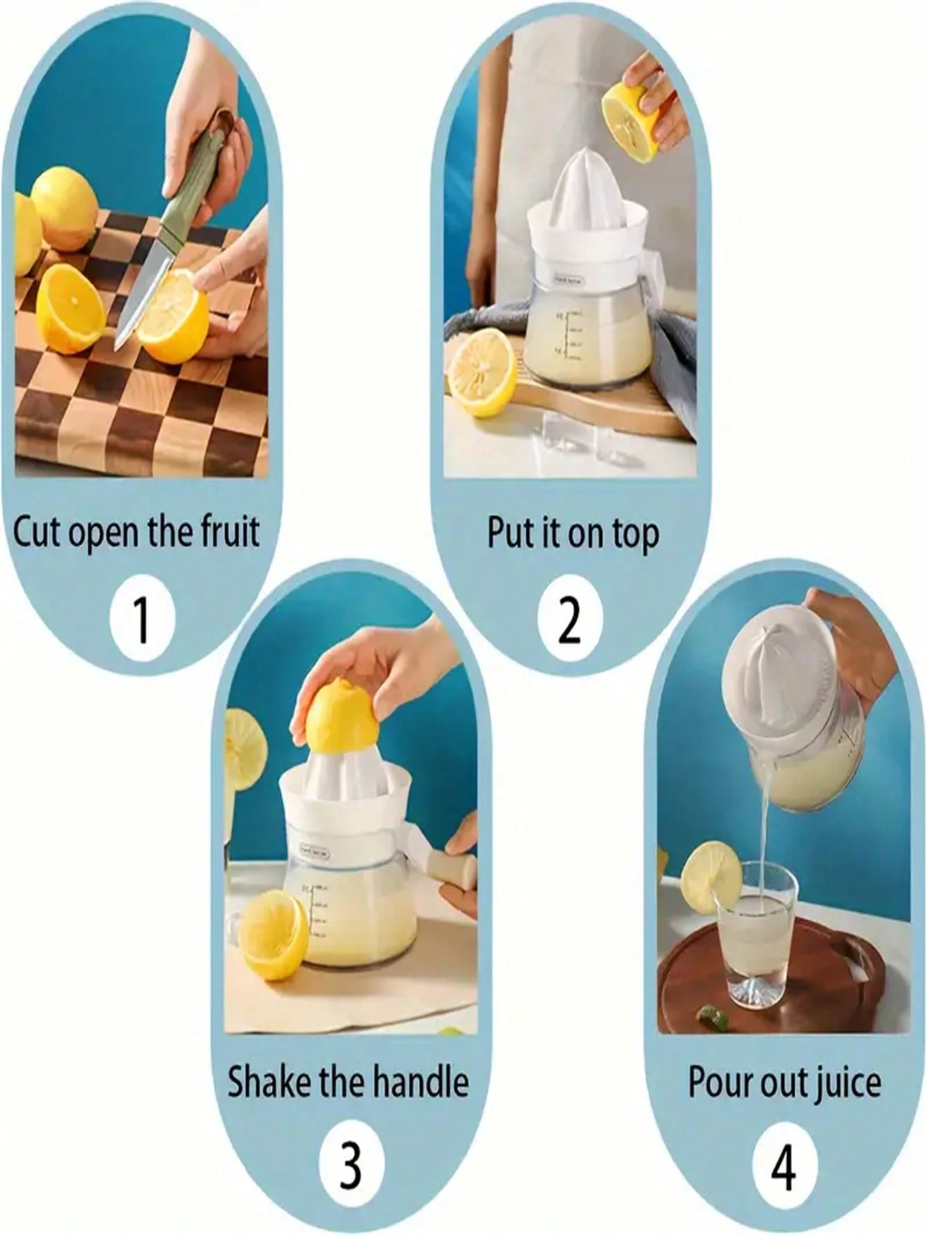 1Pc Multifunctional Manual Jui - Kitchen Gadgets Built In ulasan dan harga
