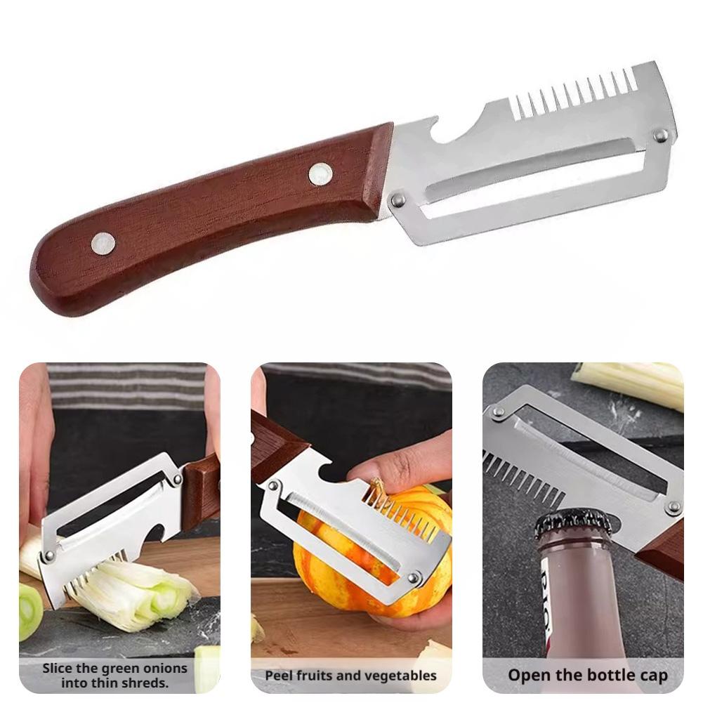 2‑in‑1 Serrated Vegetable Peel - Kitchen Gadgets Built In ulasan dan harga