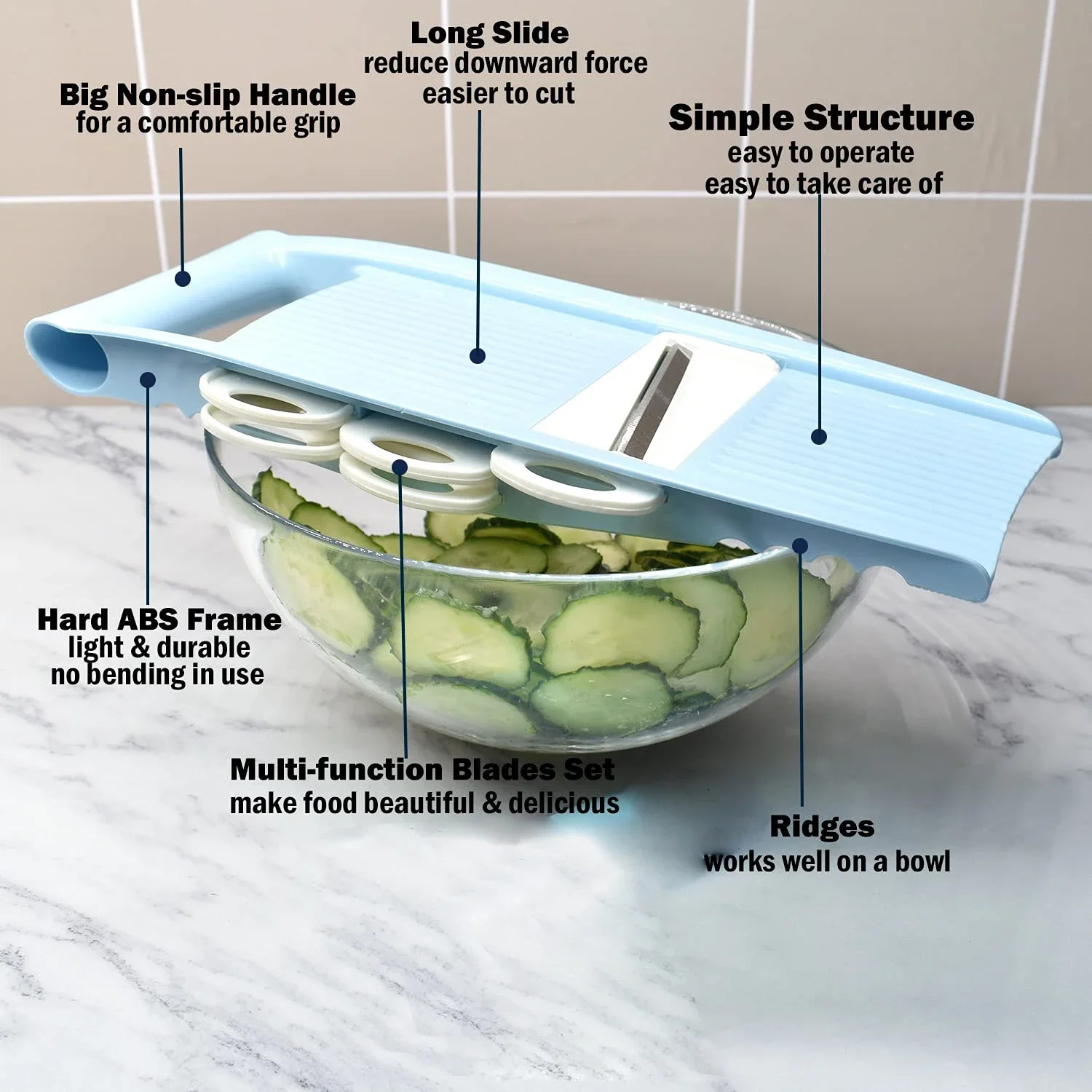 5 in 1 Mandoline Slicer for Ki - Mandoline Slicer ulasan dan harga